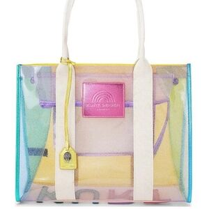 Kurt Geiger London Southbank Clear Vinyl Tote Bag